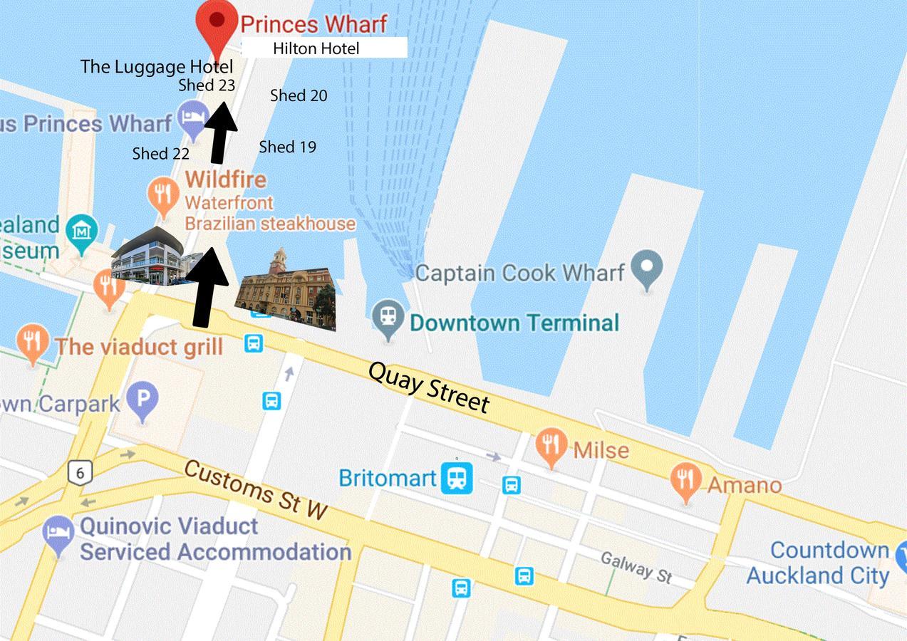 Princes Wharf Boutique Apartments โอ๊คแลนด์ ภายนอก รูปภาพ